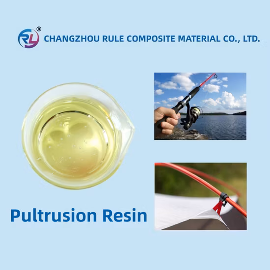 Resina de poliéster insaturada de boa rigidez para pultrusão de varas de pesca, varas de barraca, grades